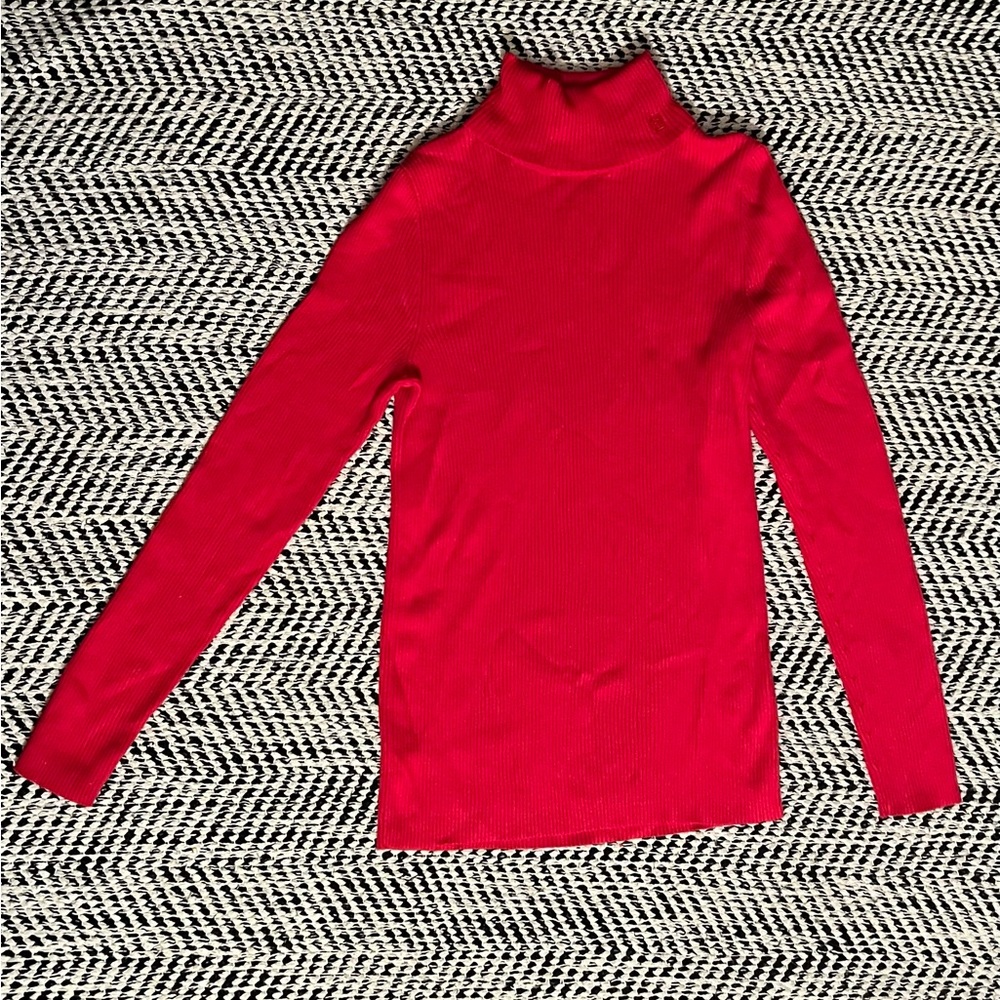 Ralph Lauren red turtleneck sweater